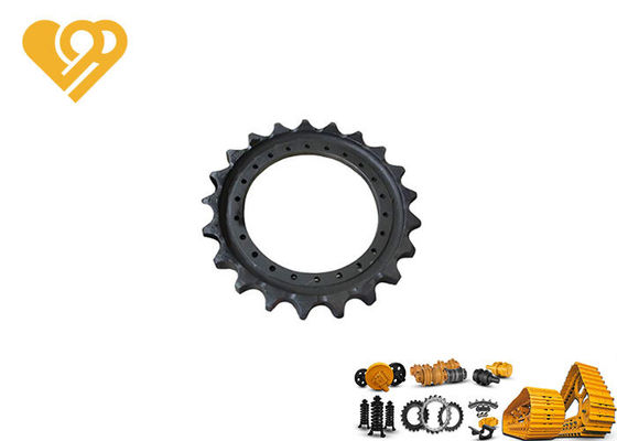 Caterpillar E120B Track Drive Sprocket with G33MnCrMo5 Material and HRC48-54 Hardness ISO9001 Certified